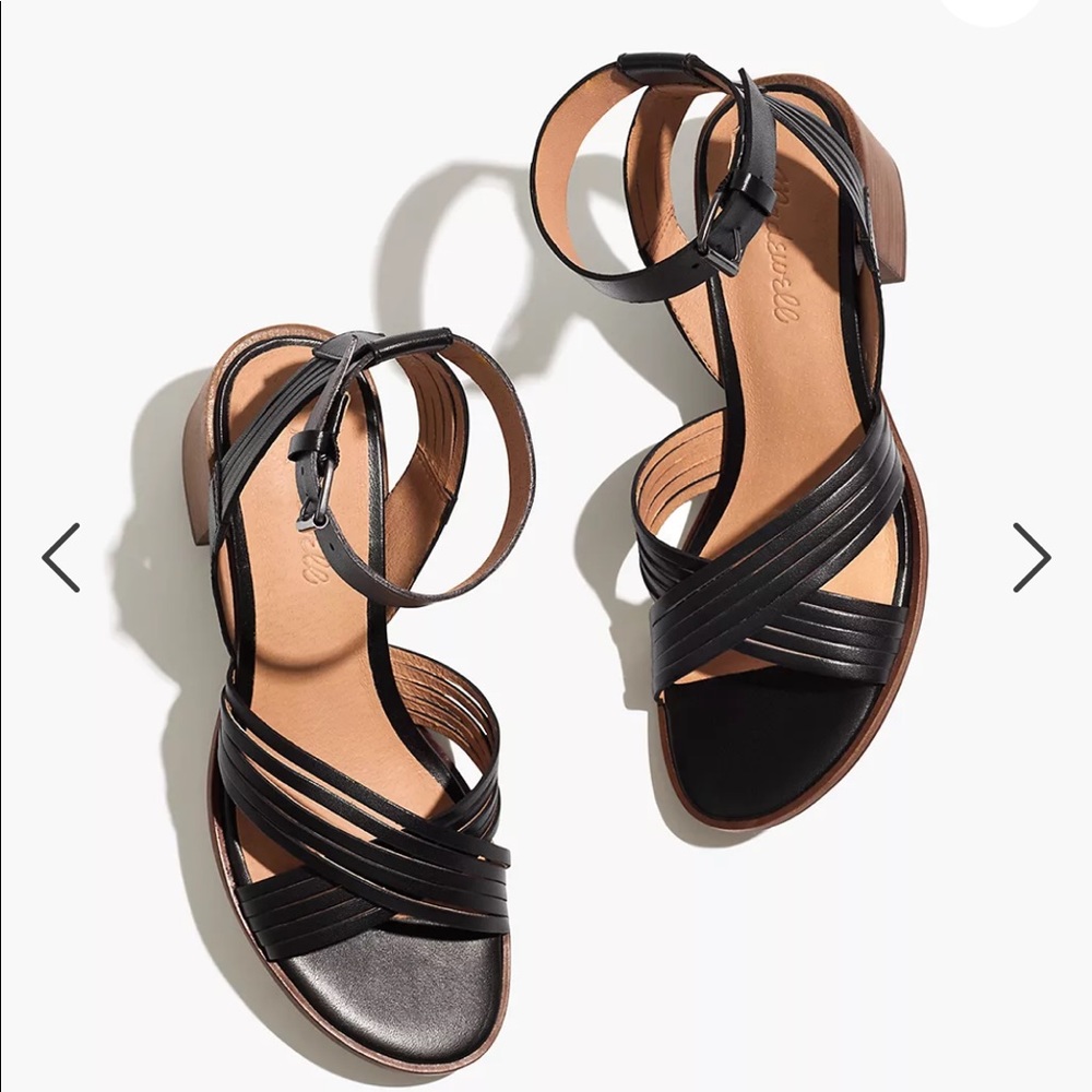 Madewell Samira Sandal in Black | Used | 8.5
